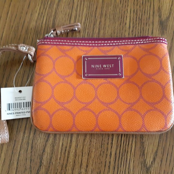 Nine West Handbags - Cute Nine West Wristlet. Orange/Purple NWT
